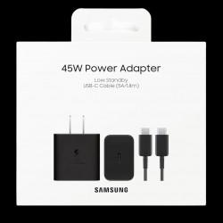 CHARGEUR SAMSUNG ORIGINAL LOW STANDBY 45W 5A/1.8M