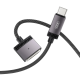 NB287 Type-C to  Masafe 100W 2m  Magnetic Laptop  Charging Cable