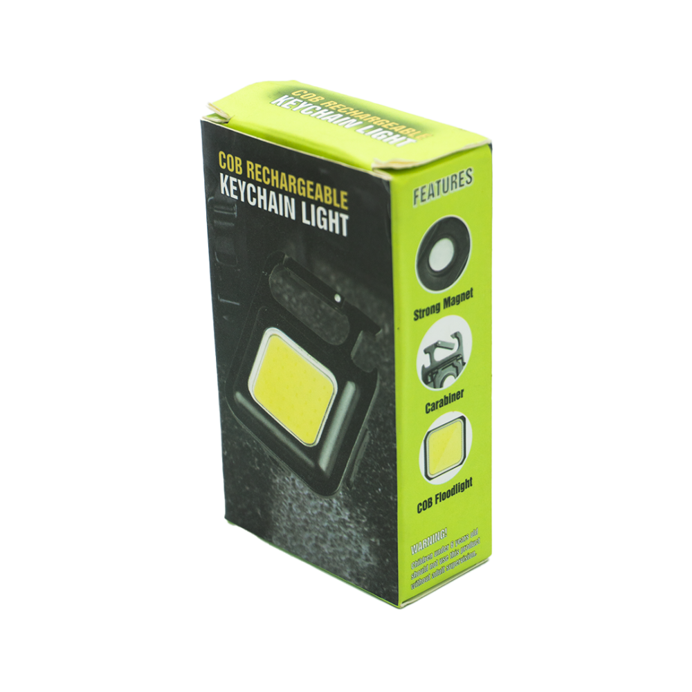 COB RECHARGEABLE KEYCHAIN LIGHT