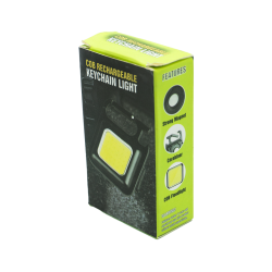 COB RECHARGEABLE KEYCHAIN LIGHT