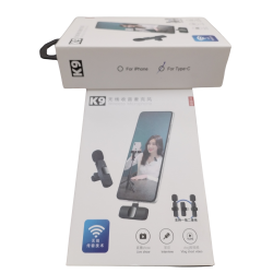 MICROPHONE DOUBLE SANS FILS K9 TYPE C