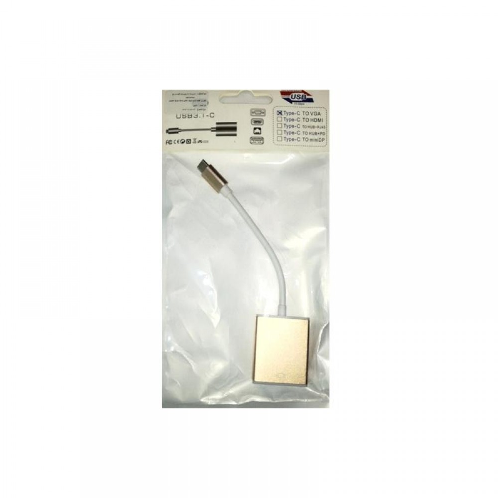 ADAPTATEUR TYPE C TO VGA 15 CM