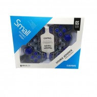 MANETTE DOUBLE VIBRE TRANSPARENTE GS509