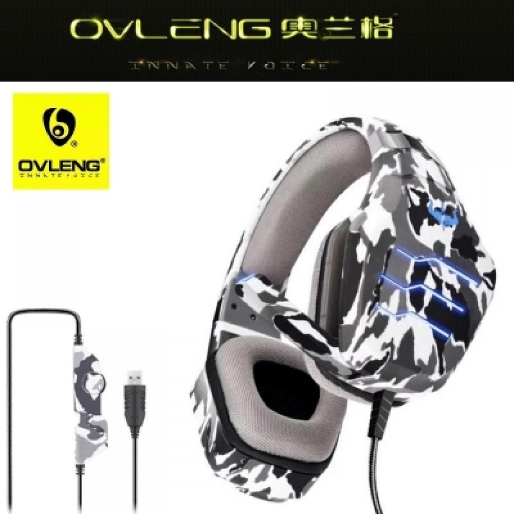 CASQUE GAMING USB 7.1 OVLENG Q9 ARMY